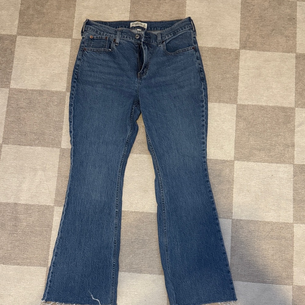 Abercrombie & Fitch Blue Flare Jeans